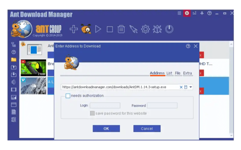 Miễn phí bản quyền Ant Download Manager PRO