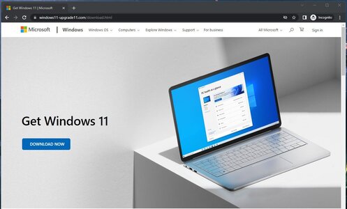 Hacker giả mạo trang tải Windows 11 để phát tán mã độc