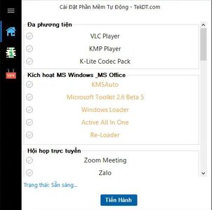 Cài phần mềm tự động – TekDT Auto Software Installer