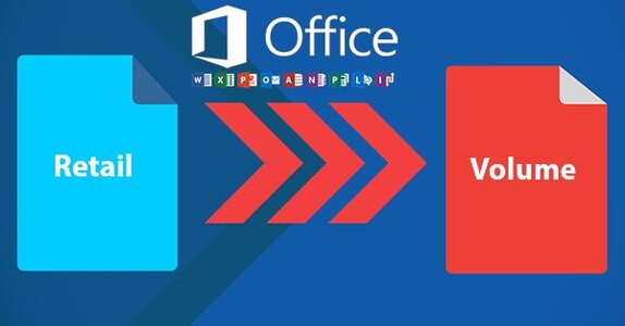 Hướng dẫn convert Office 2016 -2021 Retail to Volume và kích hoạt