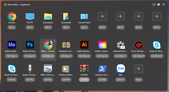 Nhận bản quyền trọn đời Wise Hotkey Pro miễn phí phiên bản 1.2.8