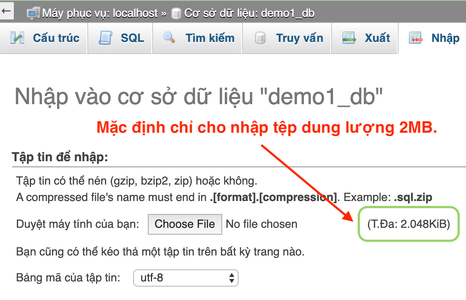 Hướng dẫn tăng giới hạn upload/import phpMyAdmin CyberPanel